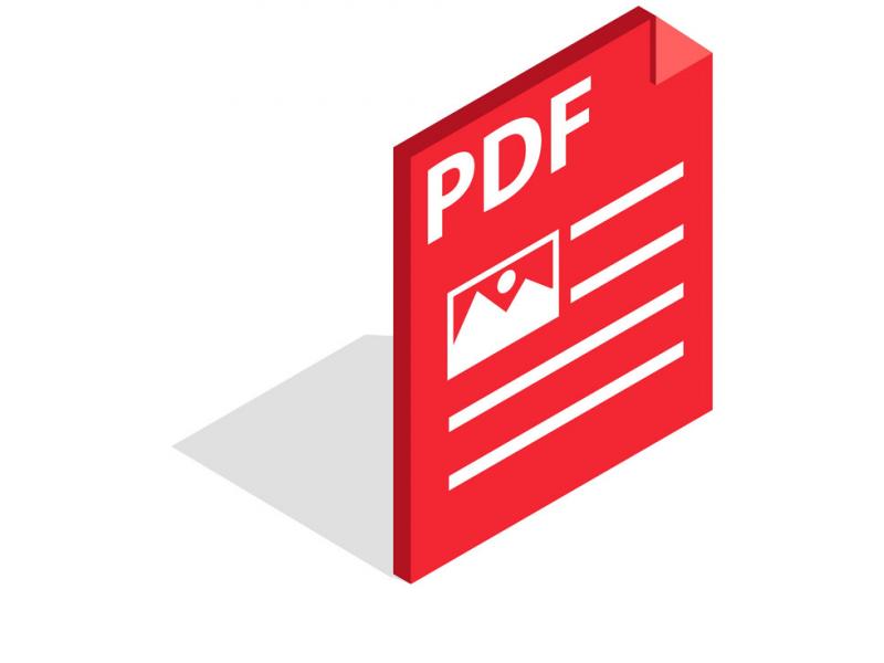 DXF в PDF 