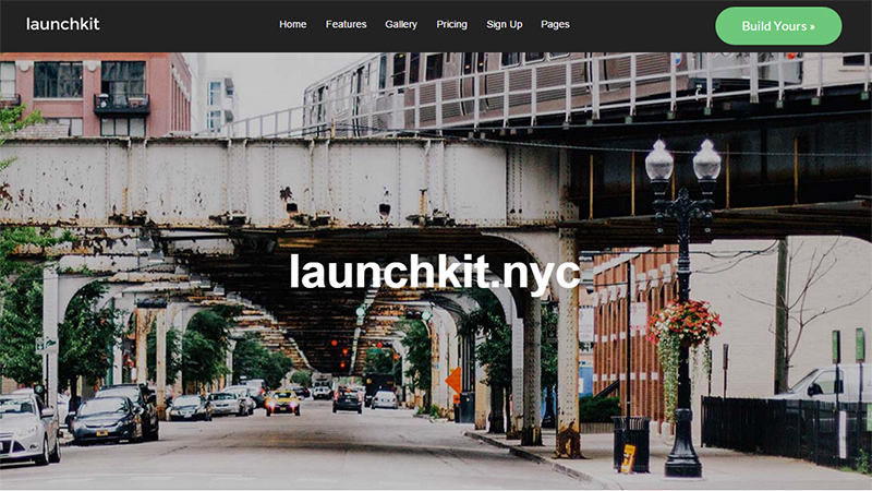 Целевая страница Launchkit и маркетинговая тема WordPress